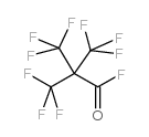 3,3,3-三氟-2,2-双(三氟甲基)丙酰氟结构式