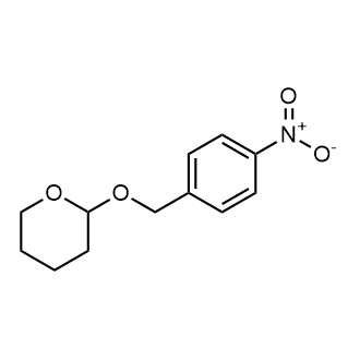 2-[(4-硝基苯基)甲氧基]恶烷结构式