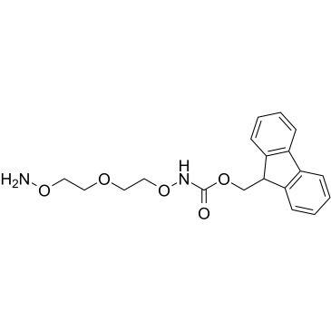 Fmoc-NH-PEG2-NH2结构式