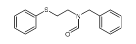 N-benzyl-N-formyl-2-(phenylthio)ethylamine Structure
