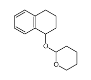 2-((1,2,3,4-tetrahydronaphthalen-1-yl)oxy)tetrahydro-2H-pyran Structure