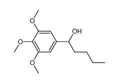 1-(3,4,5-trimethoxyphenyl)pentan-1-ol结构式