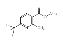 2-甲基-6-(三氟甲基)烟酸甲酯结构式