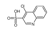 4-chloroquinoline-3-sulfonic acid Structure