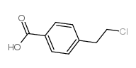 4-(2-chloroethyl)benzoic acid Structure