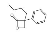 3-butyl-3-phenyloxetan-2-one Structure