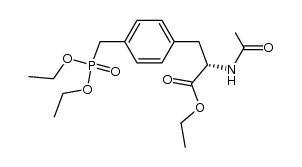 N-Ac-L-Phe(p-CH2PO3Et2).OEt结构式