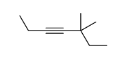 5,5-dimethyl-3-heptyne结构式