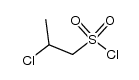 2-Chlor-1-propansulfochlorid结构式