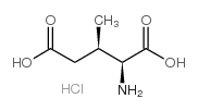(2S,3R)-3-甲基谷氨酸盐酸盐结构式