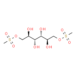 (2R,3R,4R,5R)-1,6-bis(methylsulfonyloxy)hexane-2,3,4,5-tetrol结构式
