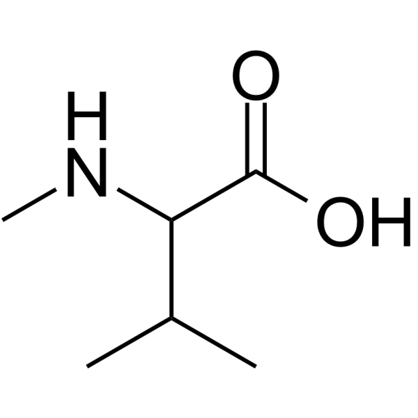N-Methyl-DL-valine Structure