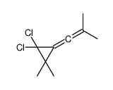 1,1-dichloro-2,2-dimethyl-3-(2-methylprop-1-enylidene)cyclopropane Structure
