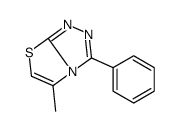 5-methyl-3-phenyl-[1,3]thiazolo[2,3-c][1,2,4]triazole结构式