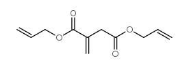 Butanedioic acid,2-methylene-, 1,4-di-2-propen-1-yl ester Structure