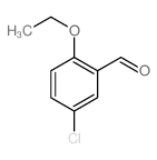 5-氯-2-乙氧基苯甲醛结构式
