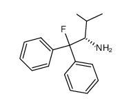 (S)-(-)-2-AMINO-1-FLUORO-3-METHYL-1,1-DIPHENYLBUTANE structure