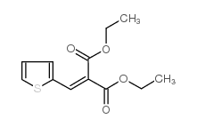 2-(2-噻吩亚甲基)丙二酸二乙酯结构式