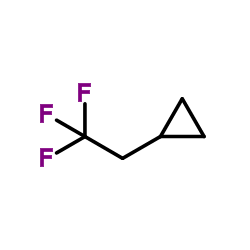 (2,2,2-Trifluoroethyl)cyclopropane Structure