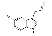 2-(5-bromo-1H-indol-3-yl)acetaldehyde Structure