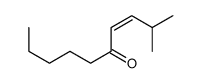 2-Methyl-3-decen-5-one Structure