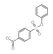 1-nitro-4-phenoxysulfonyl-benzene结构式