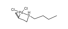 n,π-(chloro)2(3-butenyl n-butyl sulphide)palladium(II)结构式