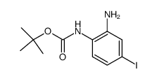 (2-AMINO-4-IODO-PHENYL)-CARBAMIC ACID TERT-BUTYL ESTER结构式