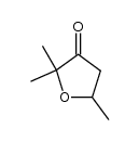 2,2,5-trimethyl-4,5-dihydro-3(2H)-furanone Structure