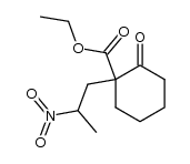 ethyl 1-(2-nitropropyl)-2-oxocyclohexanecarboxylate Structure