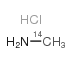 methylamine hydrochloride, [14c]结构式