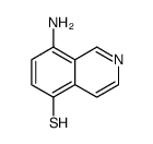 5-Isoquinolinethiol,8-amino-(9CI) structure