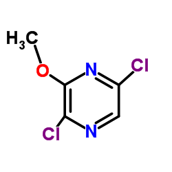 2,5-Dichloro-3-methoxypyrazine结构式
