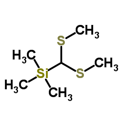 [Bis(methylsulfanyl)methyl](trimethyl)silane Structure