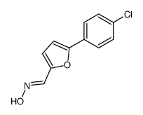 N-[[5-(4-chlorophenyl)furan-2-yl]methylidene]hydroxylamine结构式