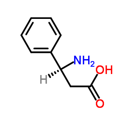 (S)-3-氨基-3-苯基丙酸结构式