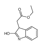 Ethyl (2-oxo-2,3-dihydro-1H-indol-3-yl)acetate结构式