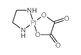 Platinum (II), (ethylenediammine)oxalato- Structure