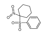 (1-nitrocyclohexyl)sulfonylbenzene结构式