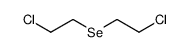 bis(2-chloroethyl) selenide Structure