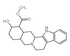 Yohimban-16-carboxylicacid, 17-hydroxy-, methyl ester, (16b,17a)- Structure