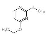 (9CI)-4-乙氧基-2-(甲基硫代)-嘧啶结构式
