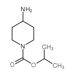 1-异丙氧羰基-4-氨基哌啶结构式