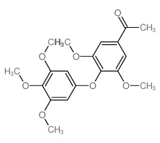 Ethanone,1-[3,5-dimethoxy-4-(3,4,5-trimethoxyphenoxy)phenyl]-结构式