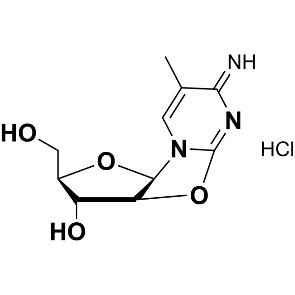 5-甲基盐酸环胞苷结构式