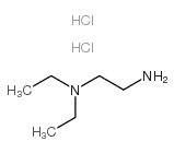 N,N-二乙基-1,2-乙二胺二盐酸盐结构式