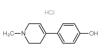 Phenol, p-(1,2,3,6-tetrahydro-1-methyl-4-pyridyl)-结构式