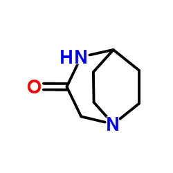 1,4-Diazabicyclo[3.2.2]nonan-3-one Structure
