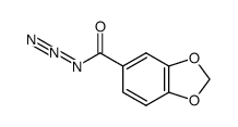 (3,4-methylenedioxy)benzoyl azide Structure