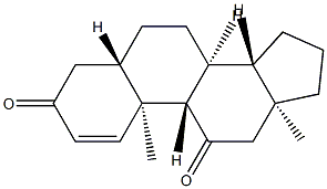 5α-Androst-1-ene-3,11-dione Structure